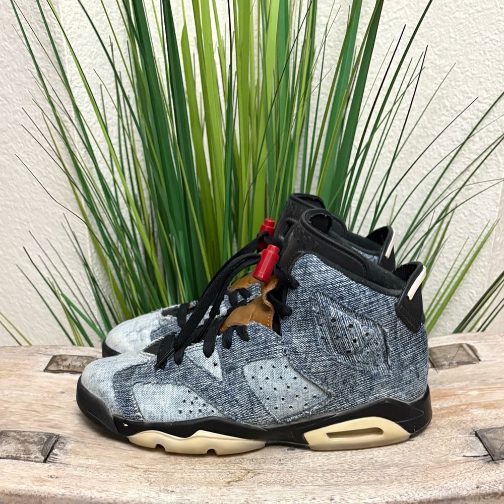 Jordan 6 Retro 2019 Washed Denim Sneakers